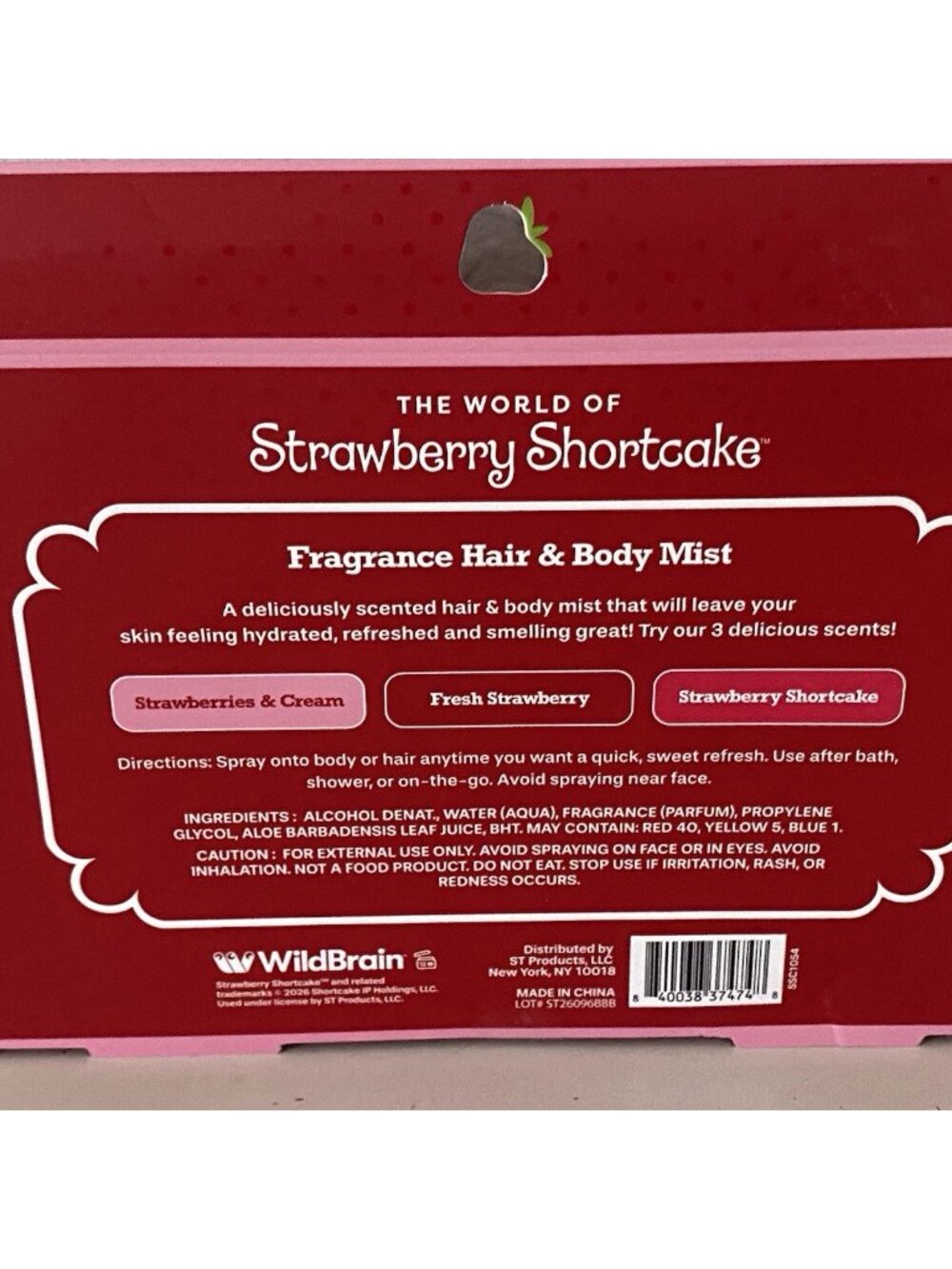 Set Of 3 Strawberry Shortcake Hair & Body Mist Clip & Go 1.3 fl oz Fresh NEW - Picture 5 of 12